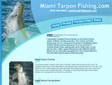 Tablet Screenshot of miamitarponfishing.com